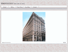 Tablet Screenshot of 524broadwaynyc.com
